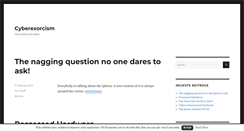 Desktop Screenshot of cyberexorcism.com